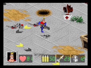Screenshot Thumbnail / Media File 1 for Captain Quazar (1996)(Studio 3DO)(US)[A2181 CE 02379-2 R70]